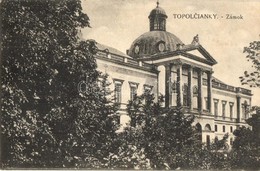 T2/T3 1932 Kistapolcsány, Topolcianky; Gróf Keglevich Kastély (József Főherceg Kastély) / Castle (fa) - Sonstige & Ohne Zuordnung