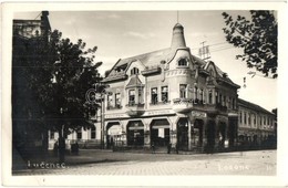 T3 1933 Losonc, Lucenec; Astoria Szalon és Kávéház, E. Schulter üzlete / Café And Salon, Shops, Photo (EB) - Otros & Sin Clasificación