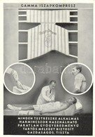 T2 1937 Pöstyén-fürdő, Kúpele Piestany; Gyógykezelés Gamma-Kompressel, Iszapkompressz. Reklámlap / Healing Treatment Wit - Other & Unclassified