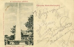 T2/T3 Ránkfüred, Rank-Herlány, Rank Herlein, Herlany (Kassa, Kosice, Kaschau); Rankherlányi Szökőkút. Wlaszlovits Gusztá - Other & Unclassified