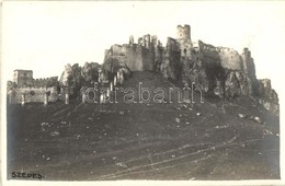 ** T2/T3 Szepesváralja, Spisské Podhradie; Várrom / Castle Ruins. Photo (ragasztónyom / Gluemark) - Otros & Sin Clasificación