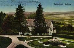 T2 1917 Szliácsfürdő, Kúpele Sliac; Bellevue / Hotel Villa - Otros & Sin Clasificación