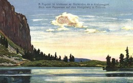 T2 Tátra, Poprádi Tó Kilátással Az Osztervára és A Királyhegyre. Cattarino S. Utóda Földes Samu Kiadása 25. Sz. / Blick  - Otros & Sin Clasificación