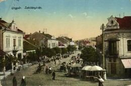 T2/T3 Ungvár, Uzshorod, Uzhhorod, Uzhorod; Széchenyi Tér, Piac. Brody Mór Kiadása / Market, Square (EK) - Altri & Non Classificati