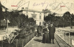 * T4 1907 Abbazia, Opatija; Strand / Shore, Beach. Druck-Verlag Leopold Rosenthal 768. (b) - Sonstige & Ohne Zuordnung