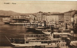 ** T2 Fiume, Rijeka; Porto / Port, Steamships, Harbor, Quay - Sonstige & Ohne Zuordnung