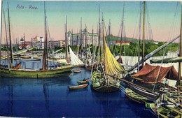 ** T2 Pola, Pula; Riva / Quay, Sailing Vessels. C. Fano 1915/16. 36. - Andere & Zonder Classificatie