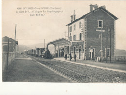 43 // SOLIGNAC SUR LOIRE    La Gare PLM  LIGNE Le Puy Langogne  4586 - Solignac Sur Loire