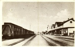 ** T2 1928 Vinkovce, Vinkovci; Kolodvor / Vasútállomás, Vonat / Bahnhof / Railway Station, Train - Otros & Sin Clasificación