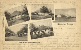 T2 1906 Ada, M. Kir. Földmívesiskola. Berger L. Kiadása / Agriculture School - Non Classificati