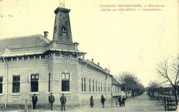 T2 1910 Szeghegy, Sekic, Lovcenac; Községháza. W.L. Bp. 621. Kiadja Becker Dávid & Co. / Gemeindehaus / Town Hall - Unclassified