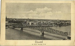 * T3 1941 Újvidék, Novi Sad; A Volt Dunai Híd / Former Danube Bridge (16 Cm X 10 Cm) (EB) - Sin Clasificación