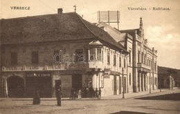 T2 1906 Versec, Vrsac; Városháza, Steiner Simon és Berger Testvérek Utóda üzlete / Rathaus, Brüder Berger Nachfolger / T - Ohne Zuordnung