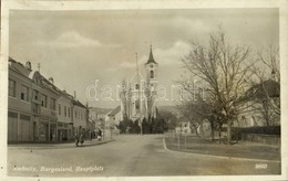 * T2/T3 Rohonc, Rechnitz; Hauptplatz / Fő Tér, Templom, Franz Kremnitzer, Josef Oppitz üzlete / Main Square, Church, Sho - Unclassified