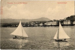 ** T2 Gmunden, Salzkammergut, Partie Mit Hotel Bellevue / Lake, Sailboats, Hotel - Sonstige & Ohne Zuordnung