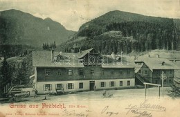 T2/T3 1903 Präbichl, Heinrich Spitaler's Gastwirtschaft / Guest House, Inn (fl) - Otros & Sin Clasificación