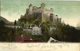 * T2/T3 1902 Salzburg, Festung Hohen-Salzburg / Hohensalzburg Castle. G. Baldi No. 100. - Otros & Sin Clasificación
