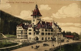 T2 Semmering, Hotel Erzherzog Johann / Hotel, Horse-drawn Carriage, Automobile - Other & Unclassified