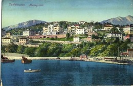 T3/T4 1916 Herceg Novi, Castelnuovo; Boka Kotorska / Bocche Di Cattaro / The Bay Of Kotor + 'M. Kir. 20/II. Népfölkelő G - Altri & Non Classificati