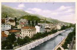 ** T2/T3 Sarajevo, Miljacka Mit Der Umgebung / River, General View (gluemark) - Sonstige & Ohne Zuordnung