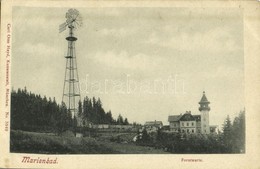 * T2/T3 Mariánské Lázne, Marienbad; Forstwarte / Forestry, Windmill. Carl Otto Hayd Kunstanstalt No. 5849. (EK) - Altri & Non Classificati