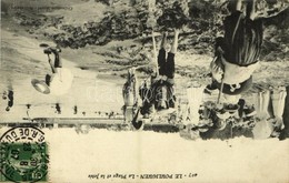 T2 1907 Le Pouliguen, La Plage Et La Jetée / Beach, Pier. TCV Card - Sonstige & Ohne Zuordnung