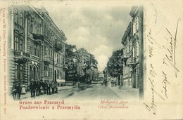 T2/T3 1900 Przemysl, Mickiewicz Gasse / Ulica Mickiewicza / Street (EK) - Altri & Non Classificati