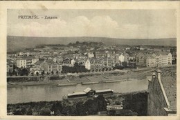 T2/T3 Przemysl, Zasanie / General View, Riverbank +  'K.u.K. Inf. Rgmt. No. 19. II XIX. Marschkompagnie' (EK) - Andere & Zonder Classificatie