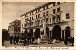 ** T1/T2 Brescia, Piazza Della Vittoria, Il Palazzo Delle Assicurazioni Generali / Square, General Insurence Company, Pa - Other & Unclassified