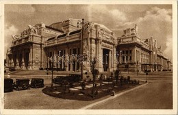 Milan, Milano; Stazione / Railway Station - 2 Pre-1945 Postcards - Andere & Zonder Classificatie