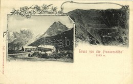 ** T1/T2 Südtirol, Berghotel Franzenshöhe / Hotel, Mountain Pass, Art Nouveau, Floral - Sonstige & Ohne Zuordnung