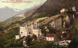 ** T1/T2 Tirolo, Dorf Tirol (Südtirol); Schloss Brunnenburg & Schloss Tirol / Castles - Sonstige & Ohne Zuordnung