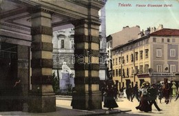 * T2/T3 Trieste, Trieszt, Trst; Piazza Giuseppe Verdi, Deposito Pianoforti / Square, Piano Storage (EK) - Sonstige & Ohne Zuordnung