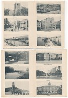 ** T3/T4 Trieste, Trieszt; Tempio Israelitco / Synagogue - 4-tiled Folding Postcard (torn At Fold) - Otros & Sin Clasificación