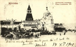 T2/T3 1901 Moscow, Moscou; Place Loubianka / Lubyanka Square (EK) - Otros & Sin Clasificación