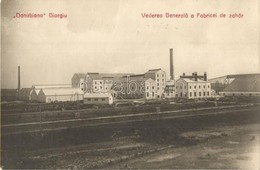 ** T1 Giurgiu, Gyurgyevó; Danubiana, Vederea Generala A Fabricei De Zahar / Sugar Factory, Photo - Otros & Sin Clasificación