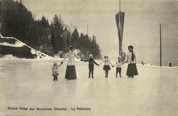 T2 1919 Chamby, Grand Hotel Des Narcisses, La Patinoire / Hotel, Rink - Sonstige & Ohne Zuordnung