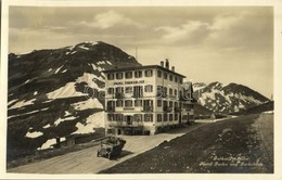 ** T1 Furka-Passhöhe, Hotel Furka Und Furkablick / Mountain Pass, Hotel, Automobile - Sonstige & Ohne Zuordnung