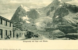 ** T1 Wengernalp Mit Eiger Und Mönch / Highland, Mountains, Railway - Andere & Zonder Classificatie