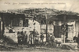 ** T2 Tekija, Durch Bombardement Beschädigtes Typisches Serbisches Wohnhaus / Destroyed Typical Serbian House After The  - Sonstige & Ohne Zuordnung