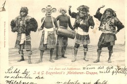 T2 1900 I. & G. Hagenbeck's Malabaren-Truppe, Ind. Feuer- Und Teufelstänzer / Indigenous Fire And Devil Dancers - Ohne Zuordnung