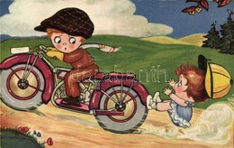 T1/T2 Children On A Motorbike, Amag 1983. - Zonder Classificatie