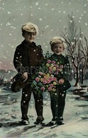 T2 1913 Chimney Sweeper Boys, Flowers, Winter - Unclassified