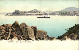 ** T2 Corfu, Corfou; Vue Panoramique / Greek Battleship - Ohne Zuordnung