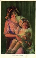 ** T2/T3 'Hush, Dolly's Asleep', Lady With Little Girl, Reinthal & Newman No. 453. S: Alfred James Dewey (Rb) - Non Classificati