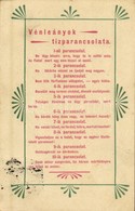 T2 1901 Vénleányok Tízparancsolata. Humoros Lap / Ten Commandments Of Old Maids, Humour - Ohne Zuordnung