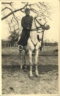 ** T2/T3 Első Világháborús Osztrák-magyar Lovaskatona / WWI K.u.K. (Austro-Hungarian) Military, Cavalryman. Photo (EK) - Unclassified