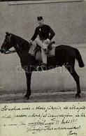 T3 1905 Magyar Lovaskatona /  K.u.K. (Austro-Hungarian) Military, Cavalryman. Photo (szakadás / Tear) - Non Classificati