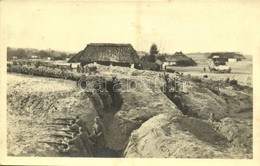 * T2/T3 Első Világháborús Osztrák-magyar Katonák A Lövészárokban / WWI K.u.K. (Austro-Hungarian) Military, Soldiers In T - Unclassified