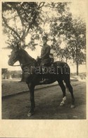 ** T2/T3 Első Világháborús Osztrák-magyar Lovaskatona / WWI K.u.K. (Austro-Hungarian) Military, Cavalryman. Photo (EK) - Unclassified